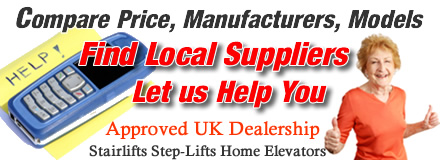 Let us help you find stairlift suppliers in Derby United Kingdom