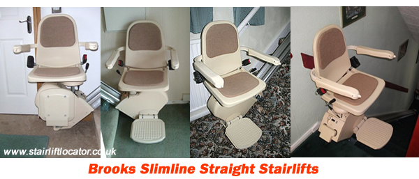 Brooks Stairlift Range of Photos for straight Stairs