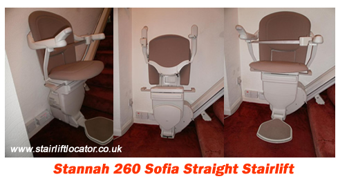 Stairlift Photos of the Stannah Sofia Straight Stairlift